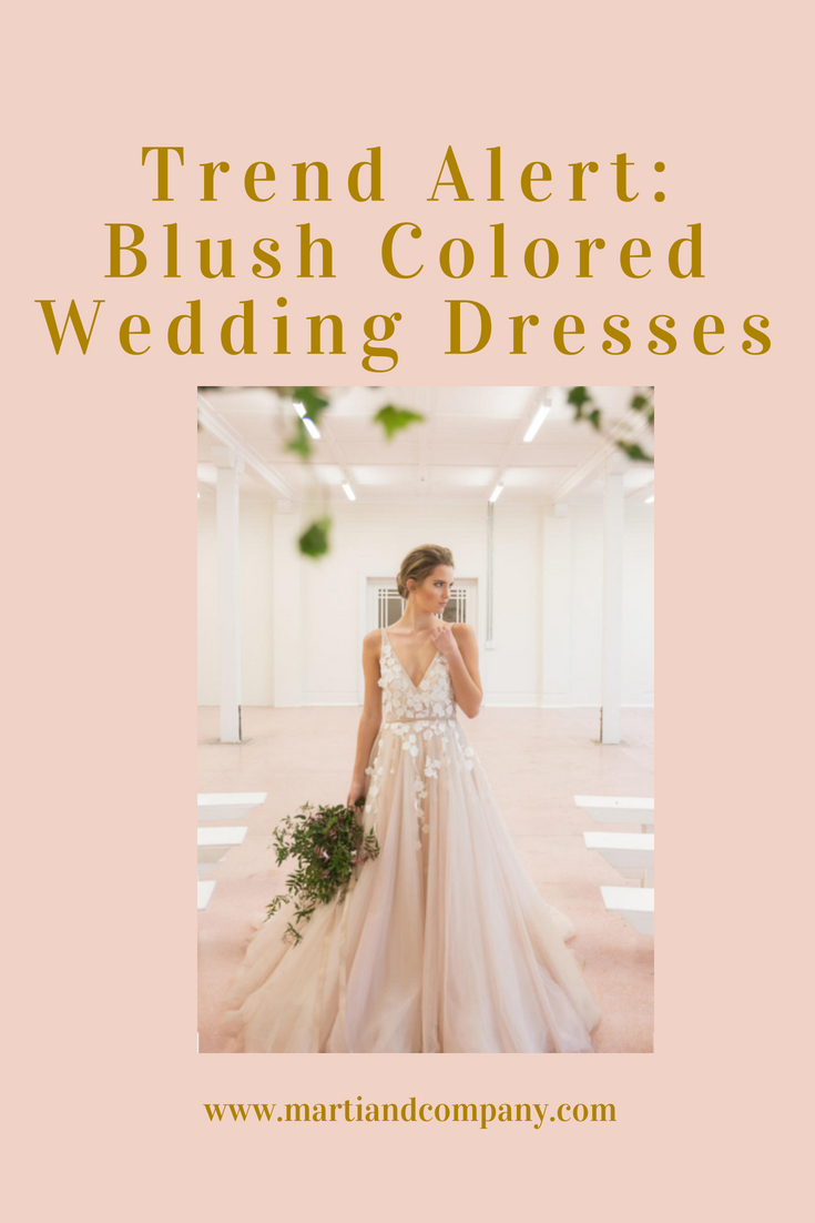 Trend Alert: Blush Wedding Dresses