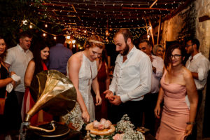 Kelli & Charbel Wedding Cake
