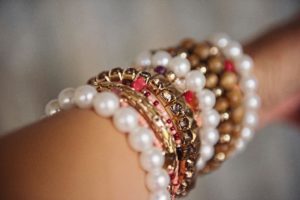 pearl and beaded bracelets