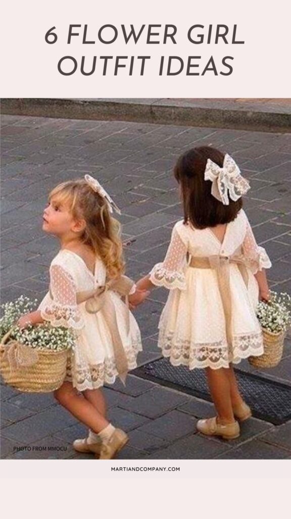 2 flower girl outfits