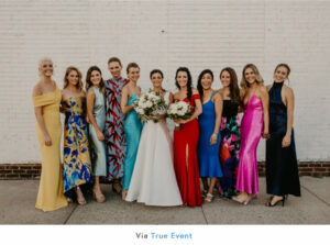 bride and bridesmaids photo from Modern Wedding Blog Australia