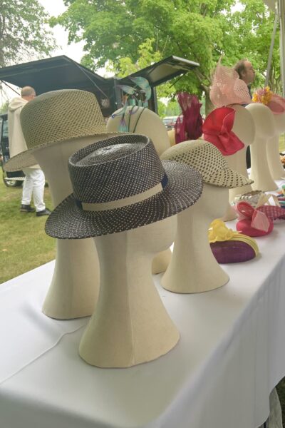 photo of custom made hats from Karen Morris Millinery