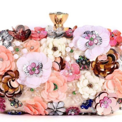 Wedding Guest Look - Handmade floral clutch from Etsy